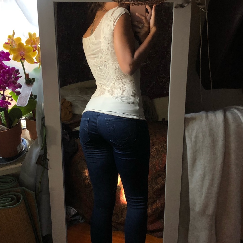 Free people mesh top